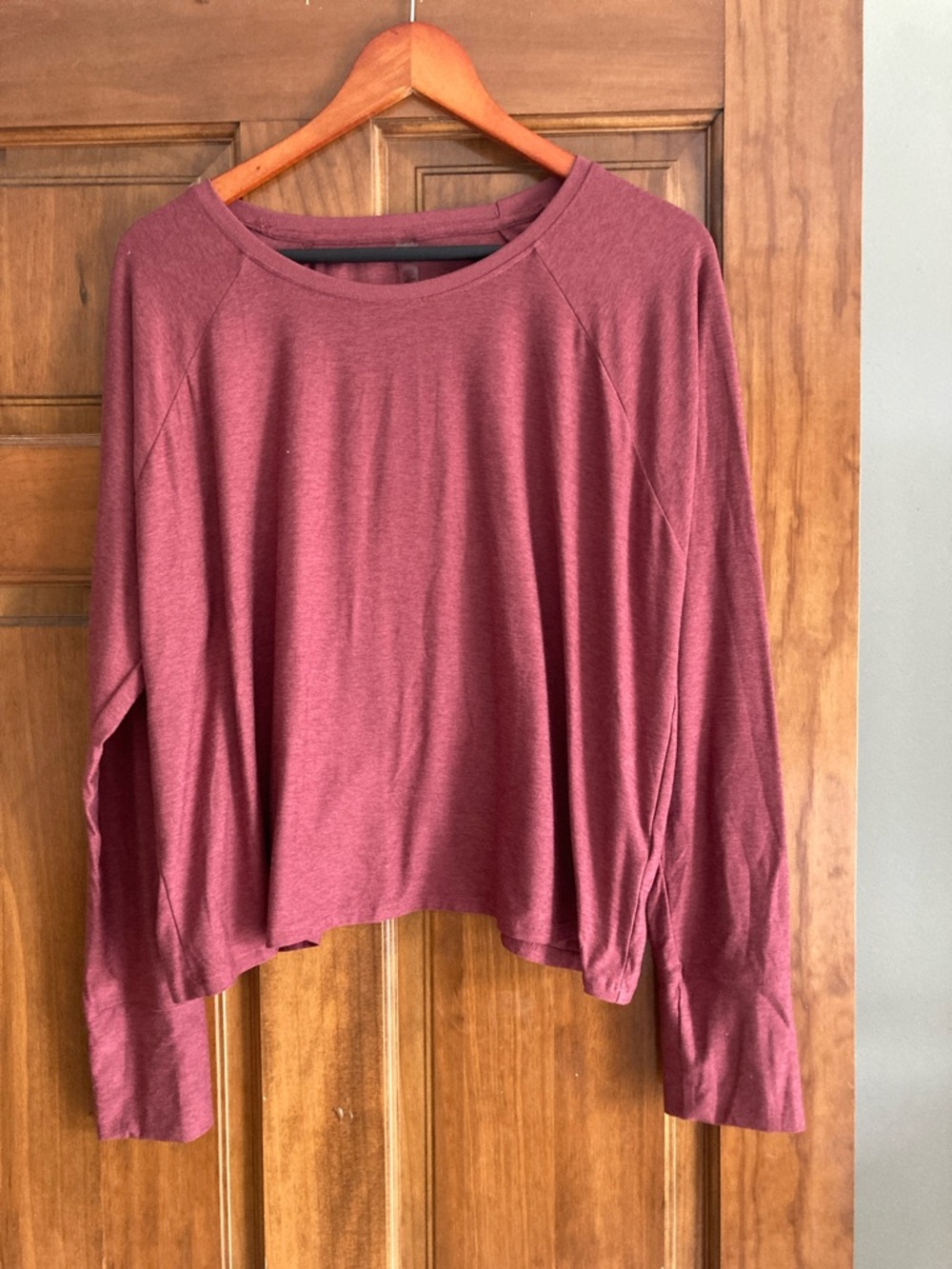 Beyond Yoga Long Sleeve Top - Wine